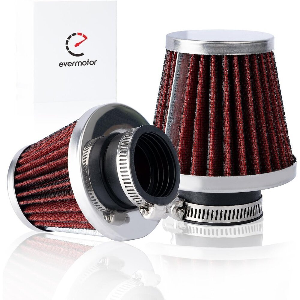 Double Layer Steel Engine Air Filter, 34mm 35mm 36mm Carburetor Cleaner for Moto